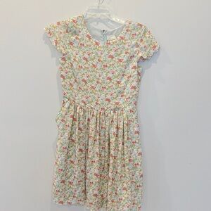 BEAUTIFUL Matilda Jane Women’s Poppy  Scalloped Sleeve / Hem Dress Sz 6. AN